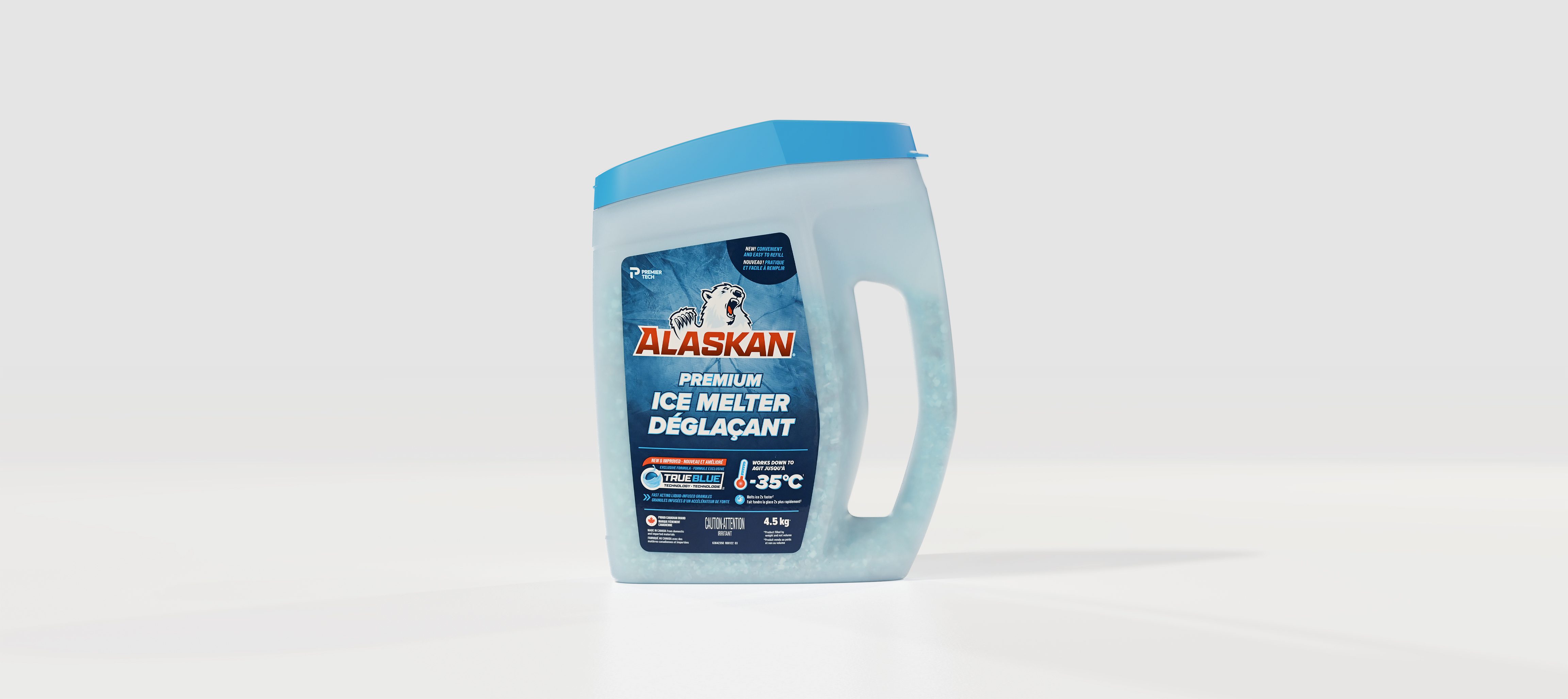 Contenant réutilisable pour déglaçant Alaskan®